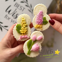 Три восьмерки, форма силиконовая Три восьмерки, форма силиконовая