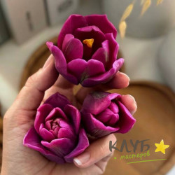 Голландские тюльпаны (3шт.), форма силиконовая Голландские тюльпаны (3шт.), форма силиконовая