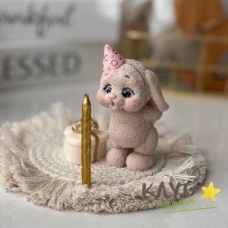 Зайчик Одуванчик, форма из пищевого силикона Зайчик Одуванчик, форма из пищевого силикона