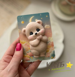 Медвежонок Лучик 2D, форма силиконовая Медвежонок Лучик 2D, форма силиконовая