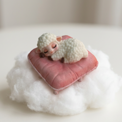 Овечка Соня на подушке, форма силиконовая Овечка Соня на подушке, форма силиконовая