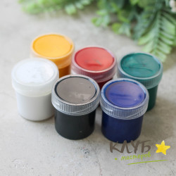 Акриловые краски для мыла, 6 цветов (РАСПРОДАЖА, 50 руб.) Акриловые краски для мыла, 6 цветов (РАСПРОДАЖА, 50 руб.)