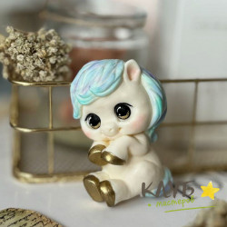 Лошадка Зефирка 2D, форма силиконовая Лошадка Зефирка 2D, форма силиконовая