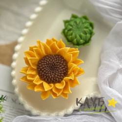 Подсолнух Солнце, форма из пищевого силикона Подсолнух Солнце, форма из пищевого силикона
